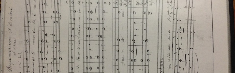 Responsorio del Beato Antonio - foglio 1